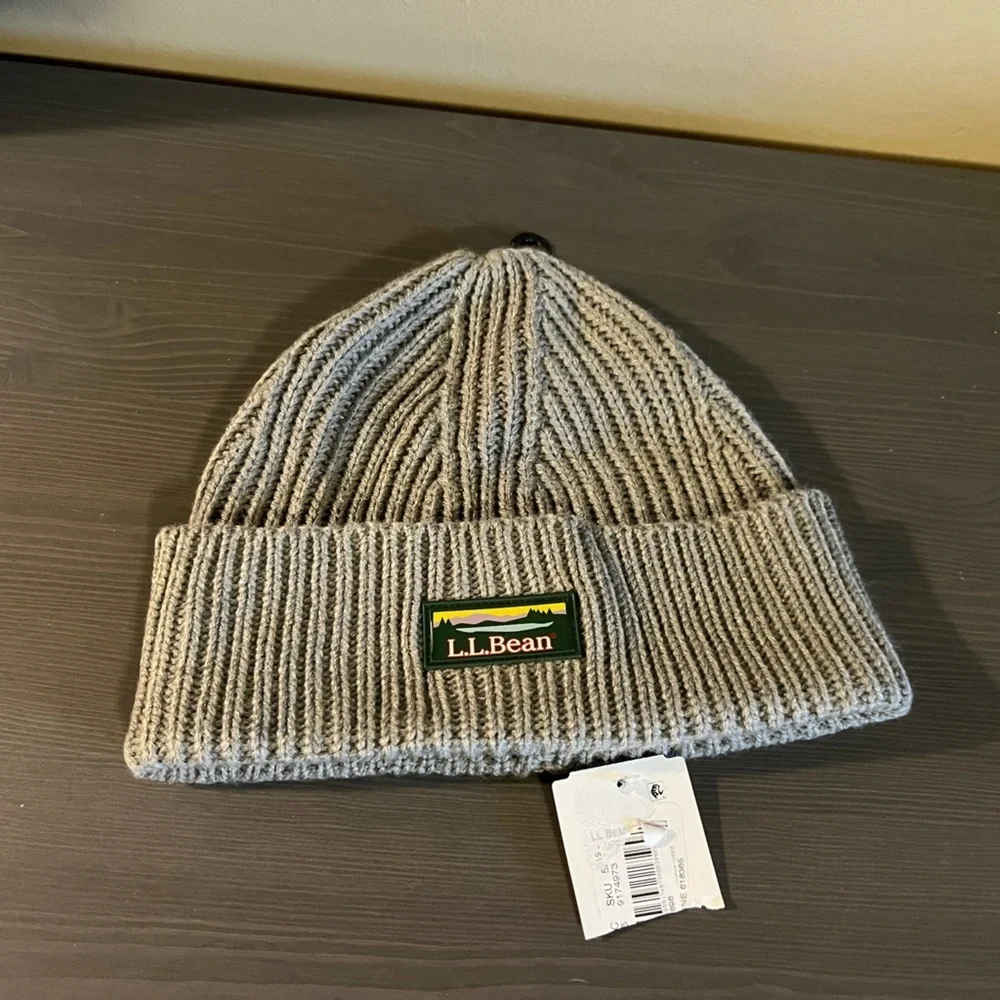 L.L. Bean Wide Cuff Beanie NEW